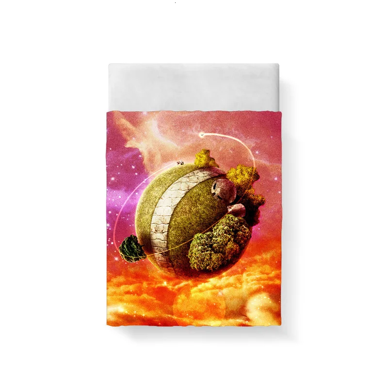 3D King size постельное белье Dragon Ball японское постельное белье с аниме набор хлопковое постельное белье Комплект высокого класса роскошные одеяла и комплекты белья домашний текстиль