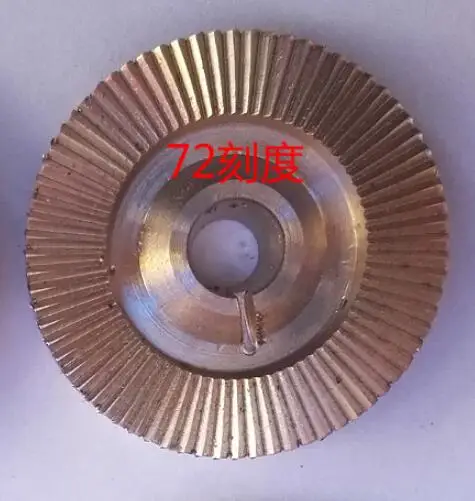 72division wheel Драгоценный камень, лицевая машина, манипулятор, шлифовальная машина, ювелирная шлифовка нефрита, граненый угол, полировщик, указательная ручка - Цвет: 72division wheel