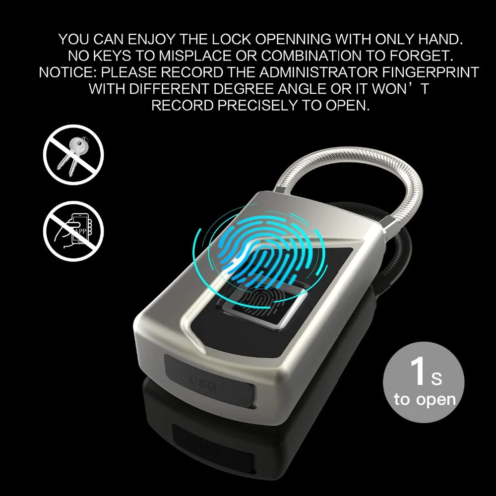 L1 анти-тифт отпечатков пальцев замок мини портативный Keyless Bluetooth Смарт отпечатков пальцев багаж дверной замок для шкафа IP66 водонепроницаемый