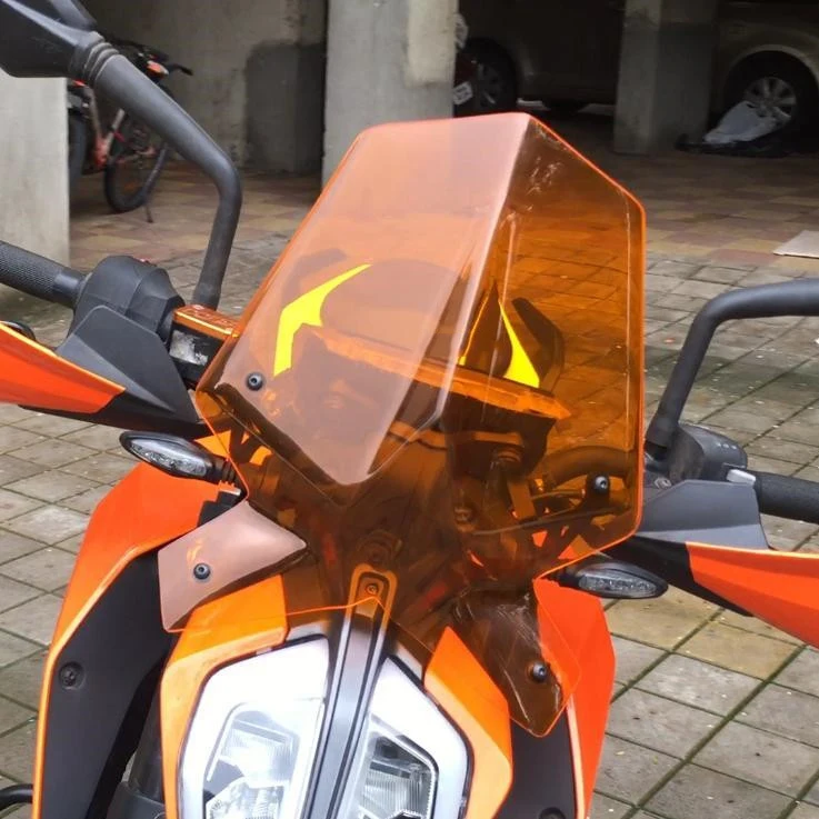 Мотоциклетный козырек ветрового стекла Viser подходит для KTM 125 DUKE/KTM 390 DUKE- лобовое стекло голый новое поколение спорта