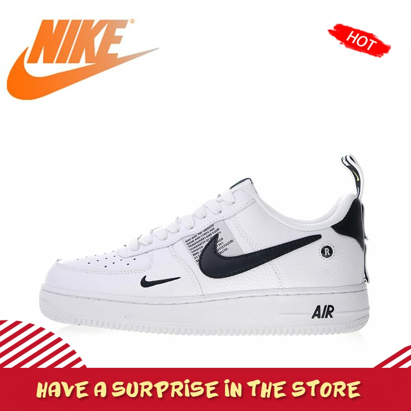 Оригинальный Nike Оригинальные кроссовки Air Force 1 07 LV8 утилита мужские Скейтбординг Уличная обувь, кроссовки легкие 2019 Новое поступление AJ7747