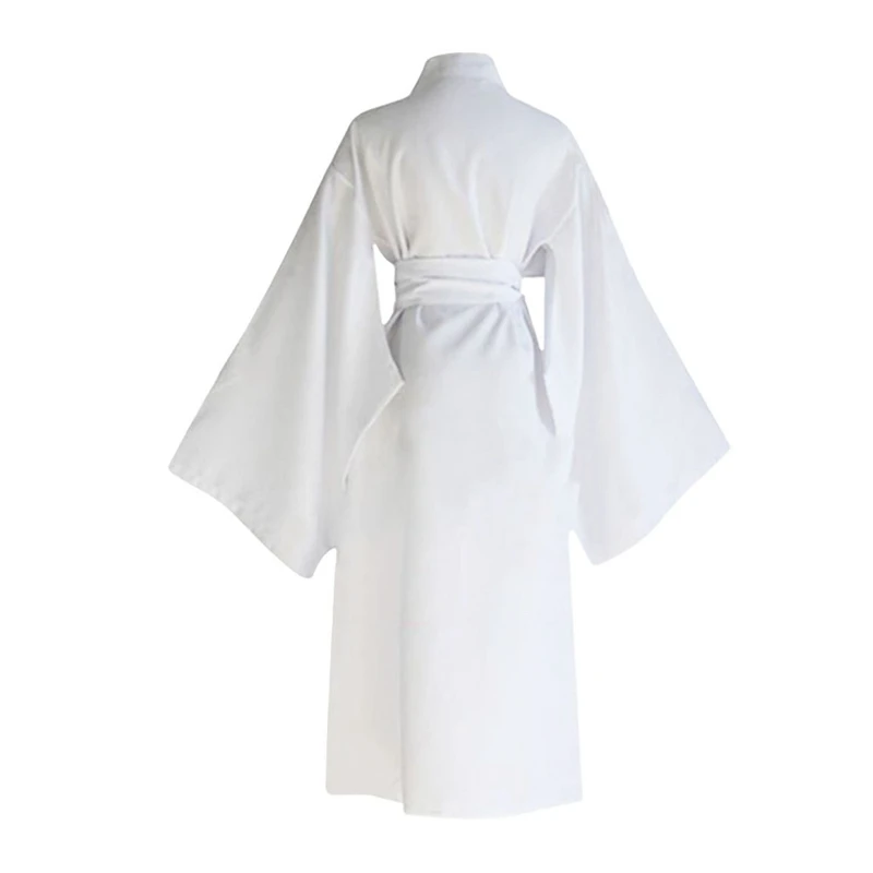 Unisex Anime Noragami Yukine Cosplay Costume White Robe Japanese Kimono Halloween Carnival Party Outfit for Womens Mens S-XXL