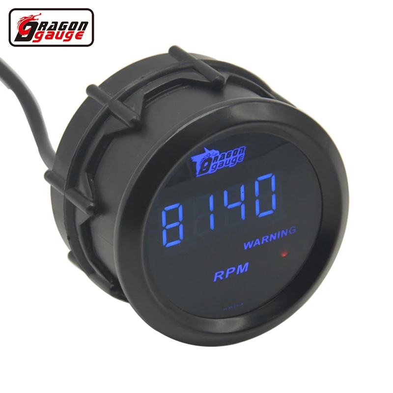 Dragon Digital Car Modification Meter Tachometer Gauge