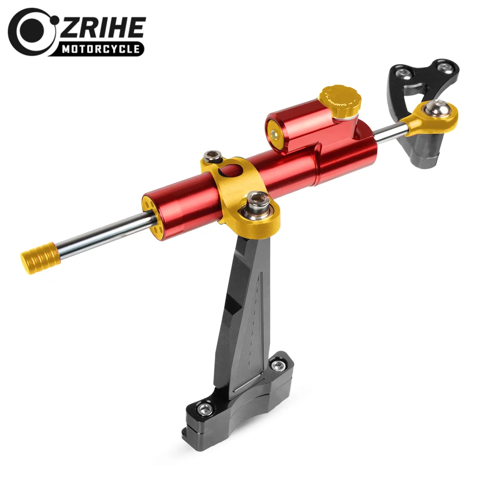 Для Honda CB650F- мотоцикл амортизатор рулевого механизма мотоцикла стабилизатор рулевого управления принадлежности амортизатора комплект кронштейнов