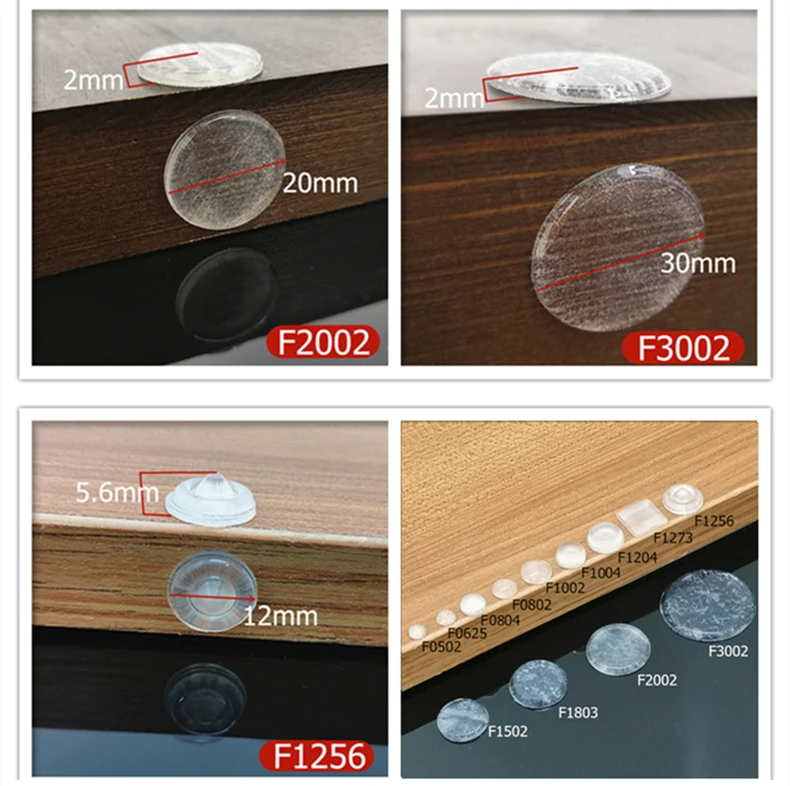 Cabinet Door Bumper Of Various Size Of Silicone Material For Kitchen Cabinet Self-adhesive Damper Pad For Door Stopper Cabinet Door Bumper Of Various Size Of Silicone Material For Kitchen Cabinet Self-adhesive Damper Pad For Door Stopper