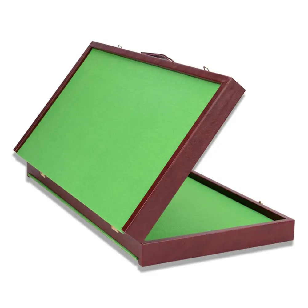 

Chinese Mahjong Game Tables Portable Mini Folding Mahjong Poker Table Traditional Game Travel Wood Mahjong Storage Table Tools