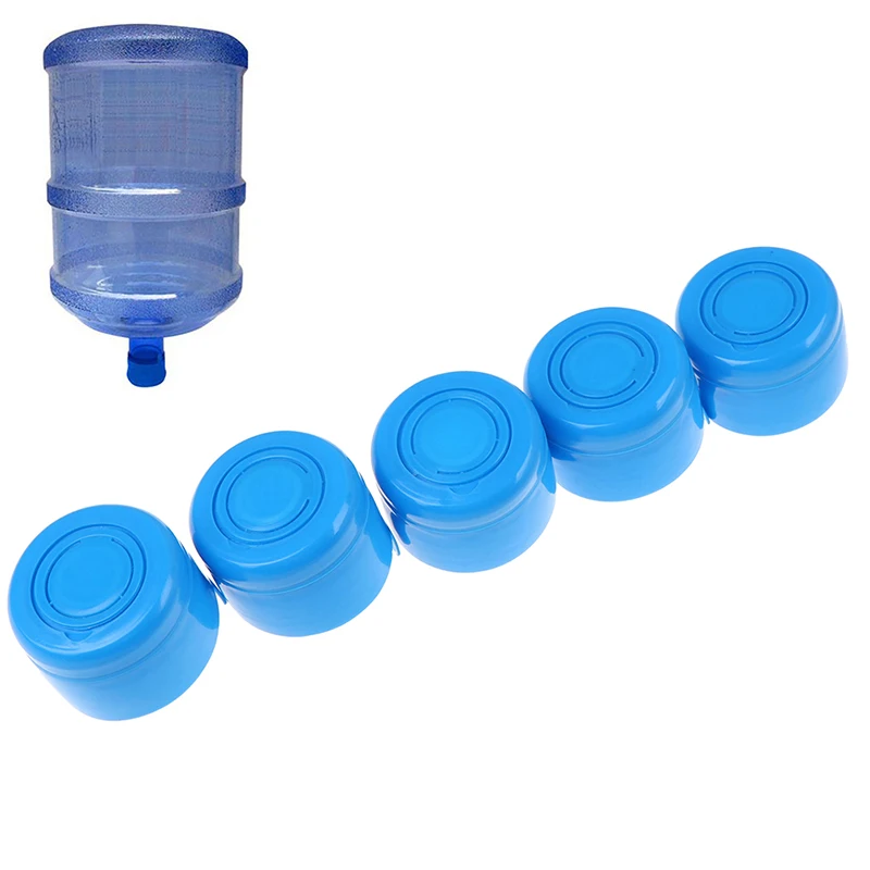 Hot New 5Pcs Water Bottle Snap On Lids Non Spill Reusable Replacemet Water Bottle Caps Dropshipping