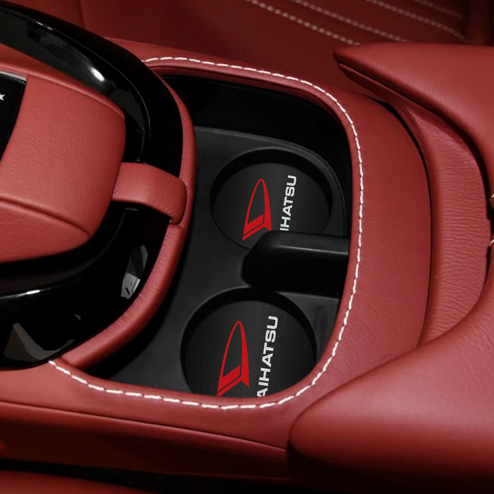For Daihatsu Altis Terios Sirion Mebius Venza Datsun Serion On-Do 1/2PCS Car Non-slip Mat Water Coaster Cup Bottle Holder Pad For Daihatsu Altis Terios Sirion Mebius Venza Datsun Serion On-Do 1/2PCS Car Non-slip Mat Water Coaster Cup Bottle Holder Pad
