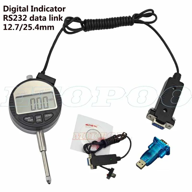 0001mm127254mmDigitalIndicatorRS2329holesDataOutputDigital