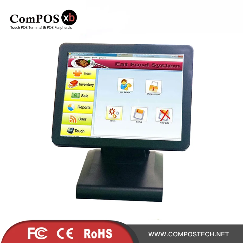 ComPOS POS машина сенсорный экран POS терминал ram 4G POS система для супермаркета ресторана
