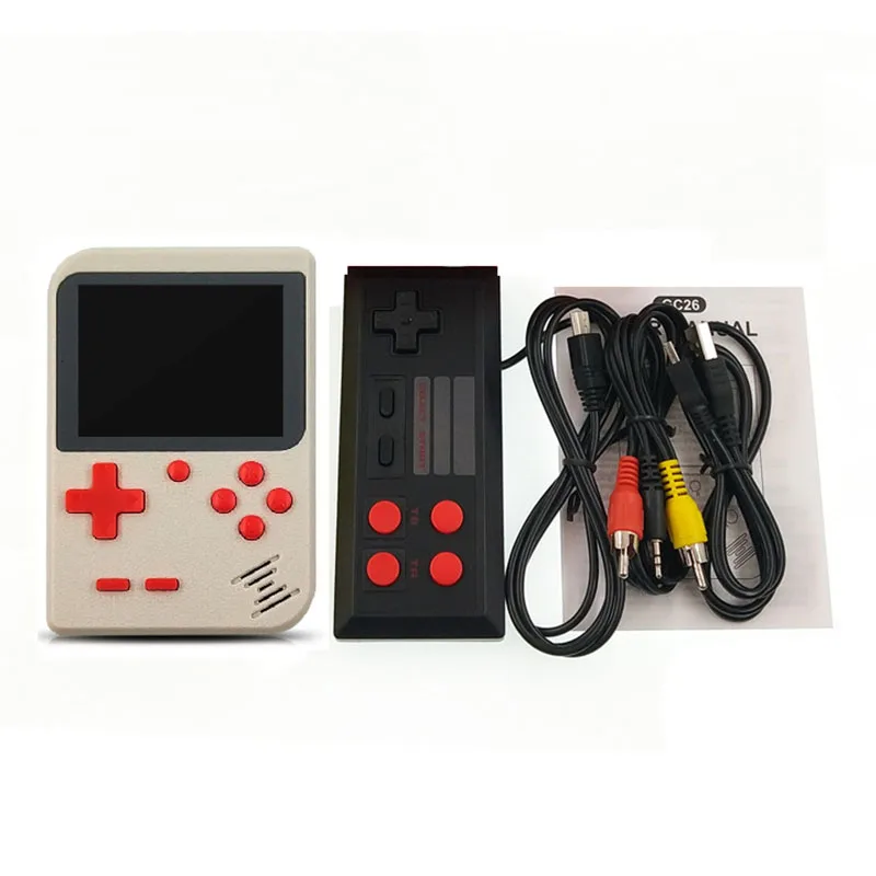 Ретро мини портативная игровая консоль 8-Bit 3,0 дюймов цветной lcd Детский Цветной игровой плеер встроенный 400 игр