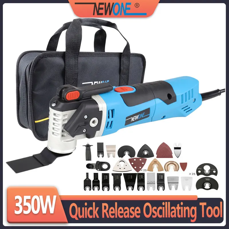 NEWONE Oscillating Multi-tool Electric Saw Trimmer Home Multifunctional Renovator for Wood/Metal Working Tool