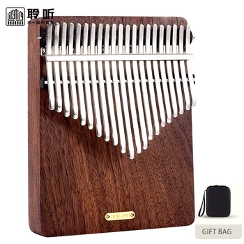 

Lingting Black Walnut Kalimba 21 Keys K21W Thumb Piano (F Major) Flat Board Mbira Tools With Accessories Musical instruments