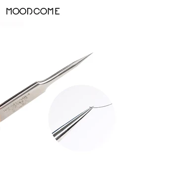 

Eyelashes Tweezers Professional 1Pcs Eyebrow Nail Rhinestone Decorations Mobile Phone Steel Stainless Tweezers Makeup Home Tools