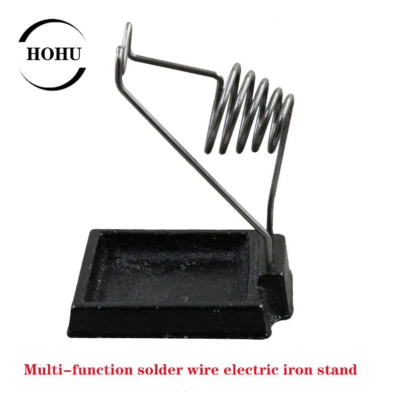 Electric Soldering Iron Stand Holder with Welding Cleaning Sponge Pads Generic High Temperature Resistance qhtitec electric soldering iron 60w adjustable temperature 220v mini handle heat pencil soldering iron tips welding repair tools