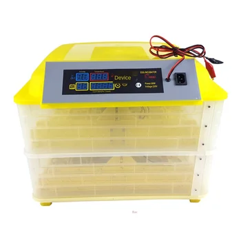 

New Arrival 96 Eggs Incubator Double Layers Full Automatic Hatching Machine for Chicken Duck Smart Control 220V+12V LCD Display
