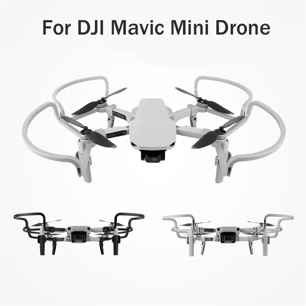 Buy Landing Gear Anti-collision Protective Ring Set for DJI Mavic Mini Drone Extension Legs Quick Release Propeller Guards
