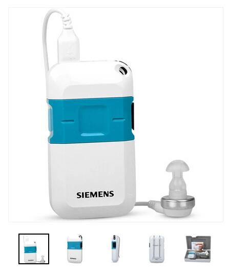 Новинка! Германия Siemens цифровой карманный слуховой аппарат ушные аппараты Pockettio DMP DHP для умеренной и тяжелой потери звуковых усилителей