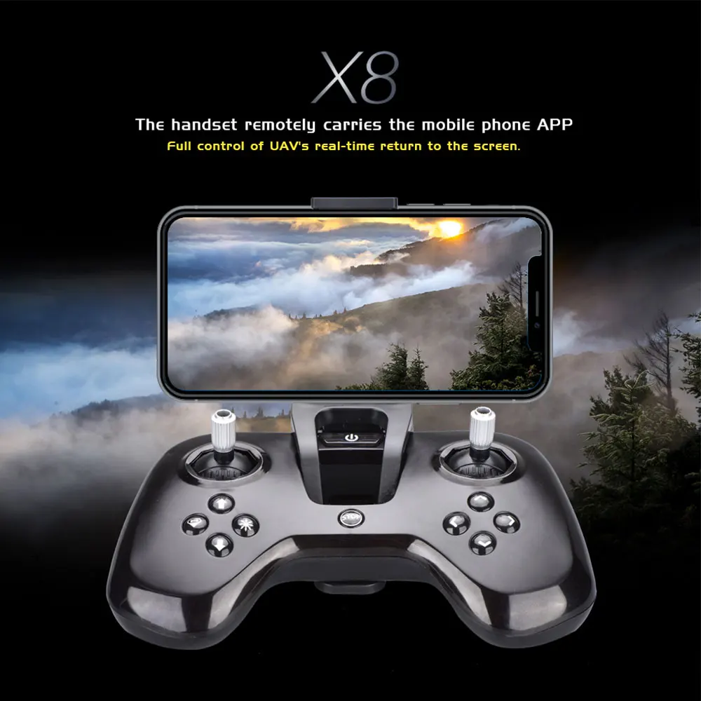 X8 профессиональная ESC камера Дрон 720P wifi HD FPV Дрон на ру воздушный Квадрокоптер вертолет селфи игрушки малыш долгий срок службы батареи