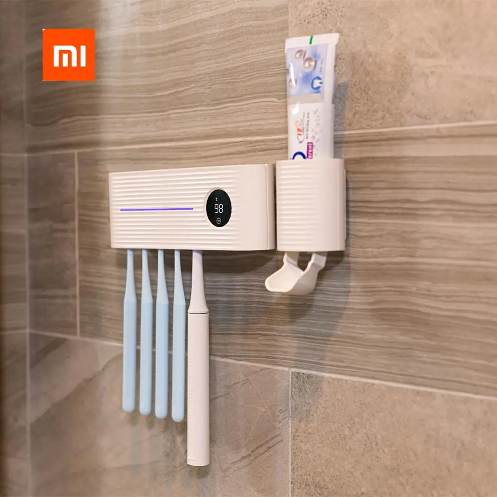 Xiaomi sothing UV Light Toothbrush Sterilizer Holder Inhibit bacterial Tooth Brush Antibacteria Automatic Toothpaste Dispenser|Smart Remote Control| - AliExpress