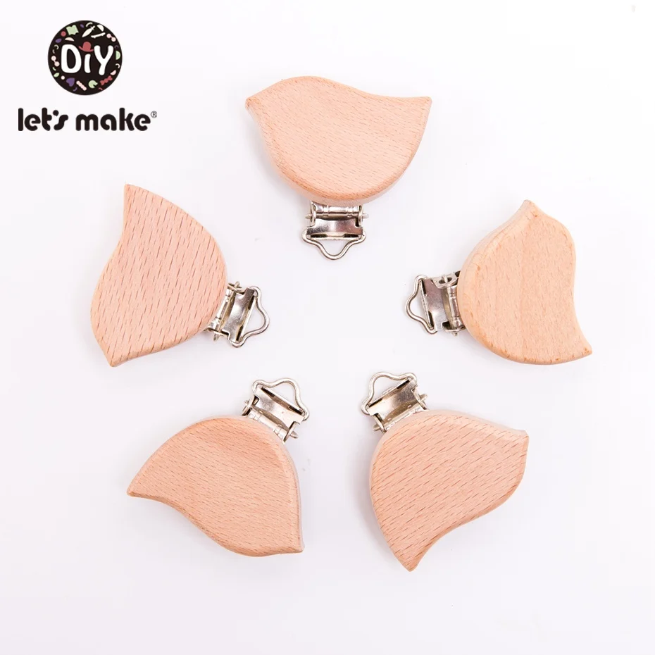 style 5 Let's Make/пустышка-клипса, 20 шт., круглая деревянная гравировка на заказ, деревянная пустышка-клипса, нейтральный подарок для соски, цепочка для прорезывания зубов - Цвет: style 5