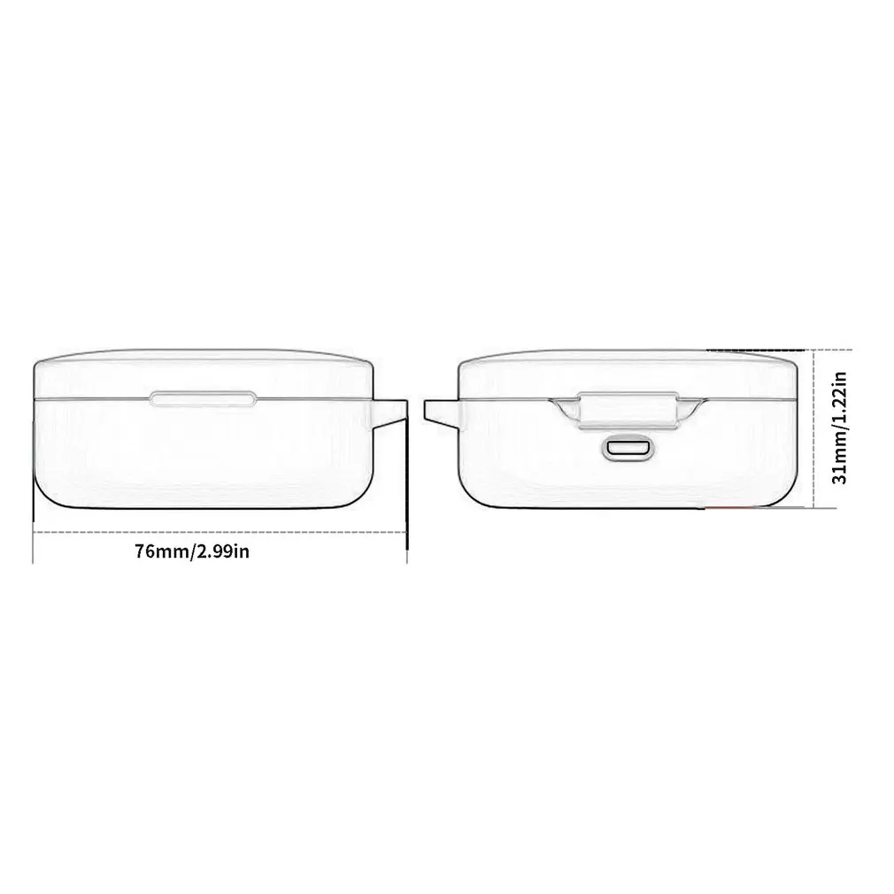 Для Red Mi airdots Молодежная версия Чехол для наушников Беспроводная гарнитура защитный чехол коробка для наушников Аксессуары для наушников
