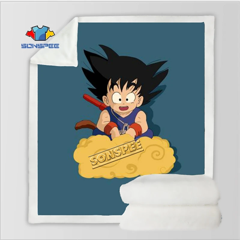 Dragon Ball, молодежное постельное белье для путешествий, Супер Saiyan Goku, набивное одеяло с рисунком, покрывало для мальчиков и девочек, дорожное одеяло, квилт для софы - Цвет: 28