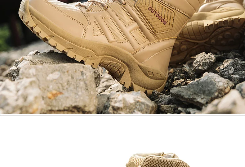 Waterproof Outdoor Men Military Tactical Boots Botas Tacticas Militar Hombre Bota Tatica Hunting Swat Jungle Combat Shoes Hiking