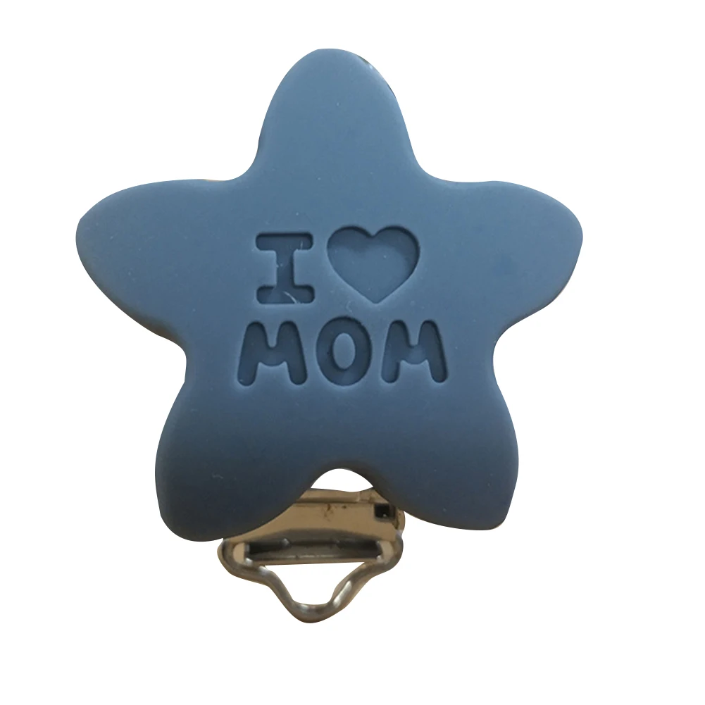 

3 Holes Practical Non-toxic Cute Pacifier Clip Durable Anti Lost Round Baby Soft Bite Resistant Silicone Duckbilled Portable