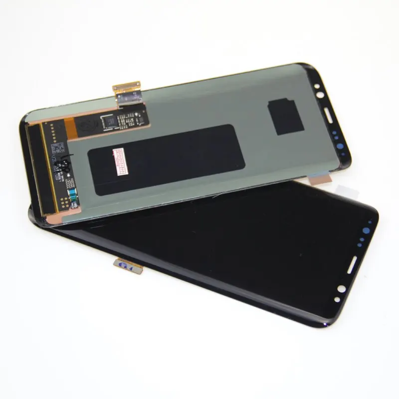 US $75.00 Super AMOLED For samsung Galaxy s8 S8 Plus G950 G950F G955 G955F LCD Display With Touch Digitizer Assembly Repair Spare Parts