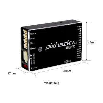

CUAV Pixhack V3 Flight Controller Autopilot with M8N GPS for RC Multi Rotor Drone