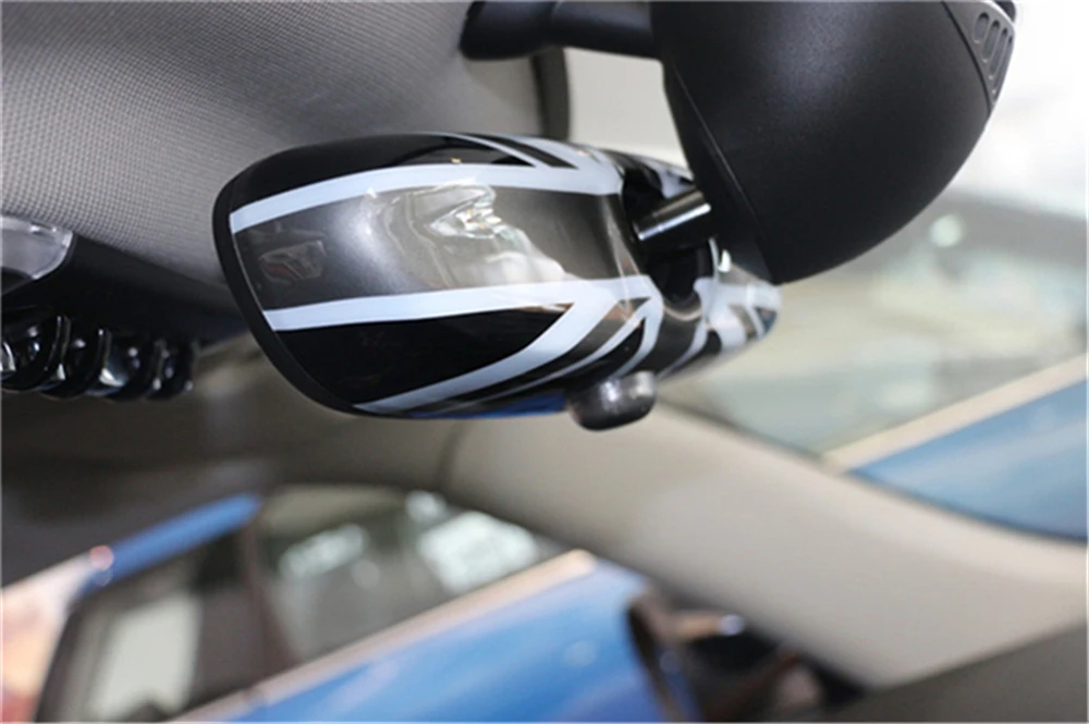 Artudatech Für MINI R56 Cooper R55 R57 R60 R61 Auto Rückspiegel Abdeckung UK Flagge Gehäuse ABS Rückspiegel Fahrzeug Teile – Detail 5