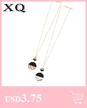 XQ длинный NT набор золотого ожерелья с новым трендом для женщин