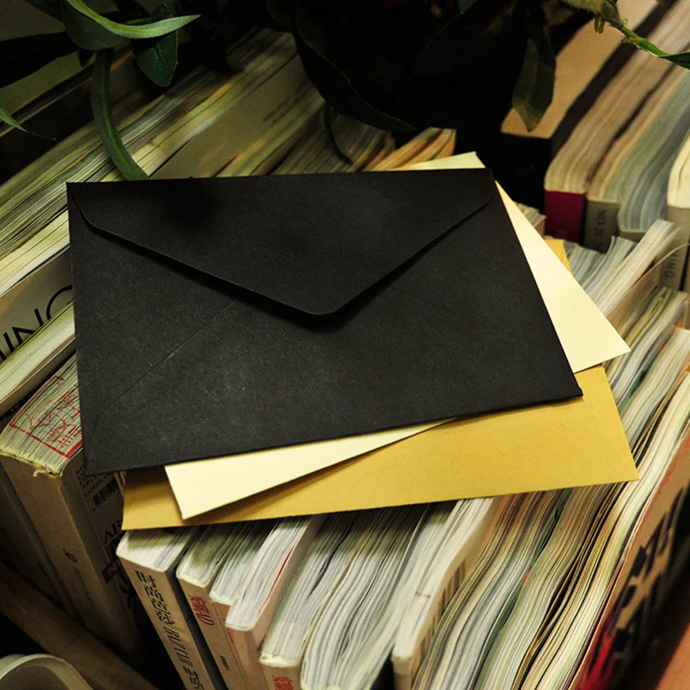  20pcs Multifunction Storage Postcard Paper Envelopes Greeting Card Wedding Invitation Simple Party  - 4.00029E+12