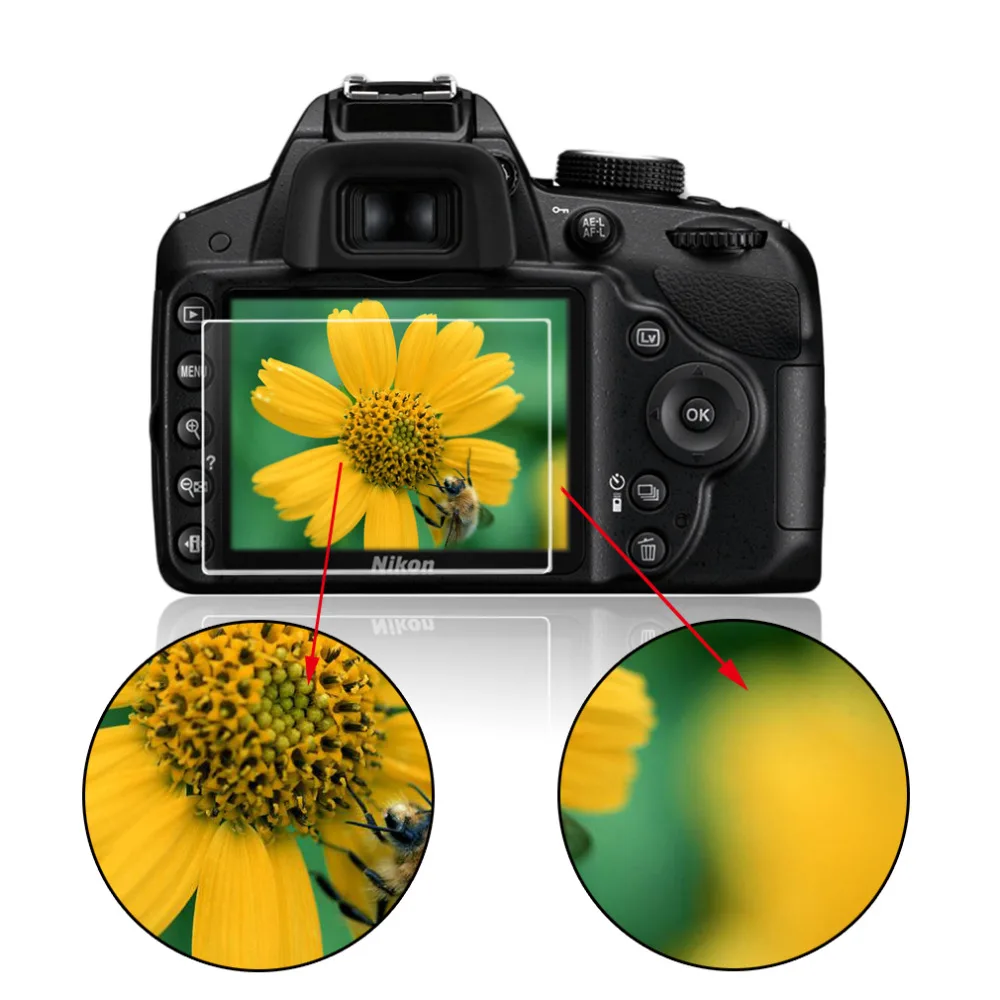 Новое Закаленное стекло пленка для камеры ЖК-экран протектор для Nikon D3100/D3200/D3300