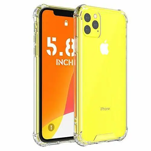 Для iPhone 11 Pro Чехол тонкий гибридный жесткий PC мягкий TPU бампер против царапин