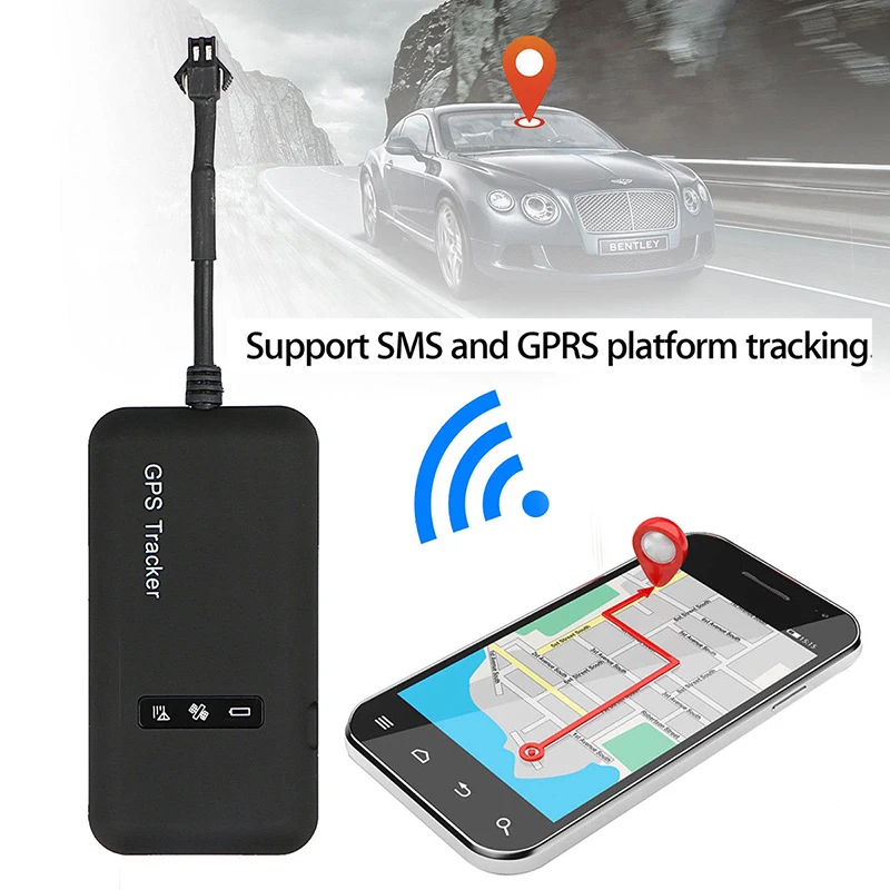Мини в реальном времени Автомобильный gps-трекер локатор GPRS GSM отслеживающее устройство для транспортного средства/грузовик/фургон Встроенный сигнал превышения скорости, чтобы напоминать превышение скорости