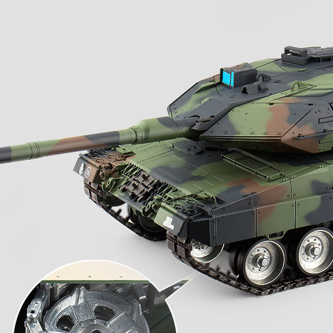 Горячая 1:16 немецкий Леопард 2A6 главный боевой танк 2,4 г модель дистанционного управления Военный танк со звуковым эффектом дыма