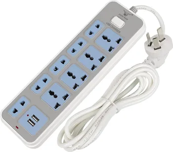 

Positive Work Bovine Multi-functional Outlet Strips Multi-USB Intelligent Extension Sockets Office Socket Porous Bit Power Strip