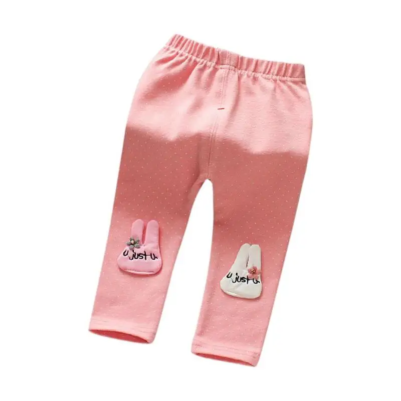 Хлопковые детские колготки высокого качества, детские штаны эластичные теплые леггинсы длиной до щиколотки для мальчиков и девочек повседневные леггинсы для малышей от 0 до 24 месяцев - Цвет: Розовый