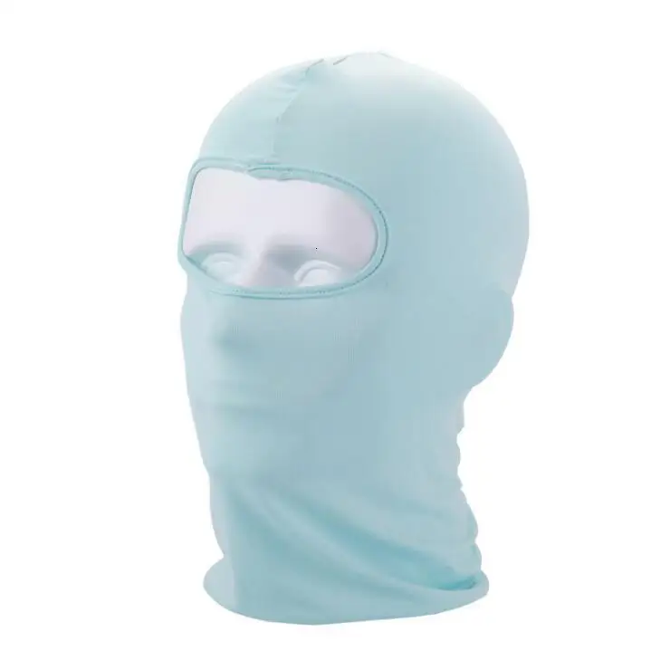 Ice blue Маска для велоспорта на открытом воздухе, 3d, для лица, Джини, Солнцезащитный головной убор, защита от песочного ветра, Пылезащитная, морозостойкая маска Cs, шапки для борьбы с террором - Цвет: Ice blue