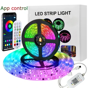 

LED Strip Lights bluetooth RGB Dream color light strip Magical color 1903 12V Waterproof tape for addressable light with control