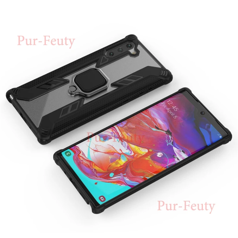 Чехол для samsung Galaxy Note 10, роскошный кронштейн, кольцо на палец, броня, подставка, Магнитная задняя крышка для samsung Galaxy Note10 pro 10pro