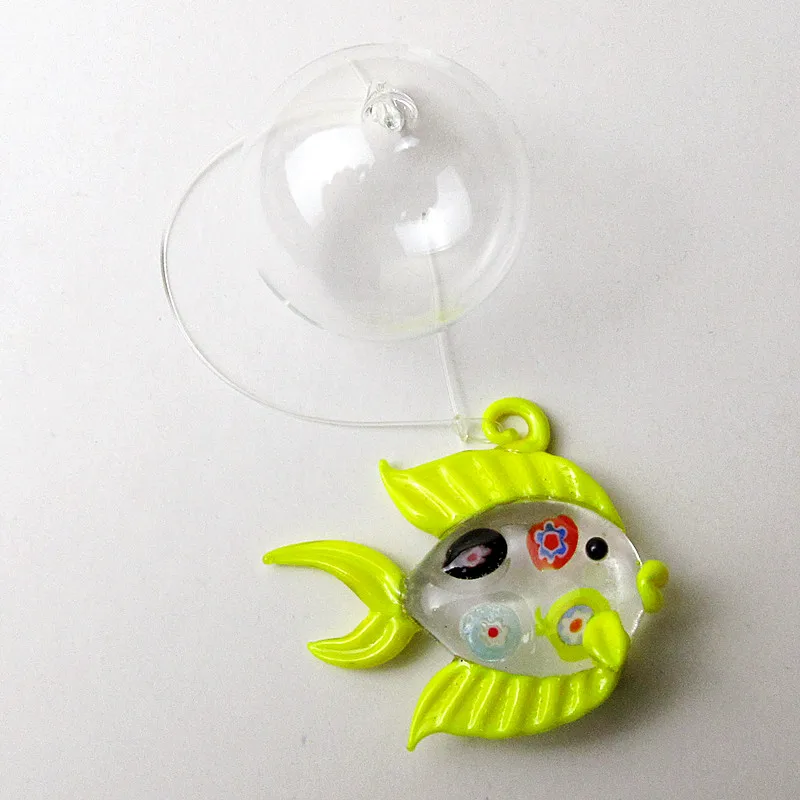 Pesce Finto In Vetro Galleggiante Per Acquario – Decorazione Realistica 3.5 Cm, Colorato
