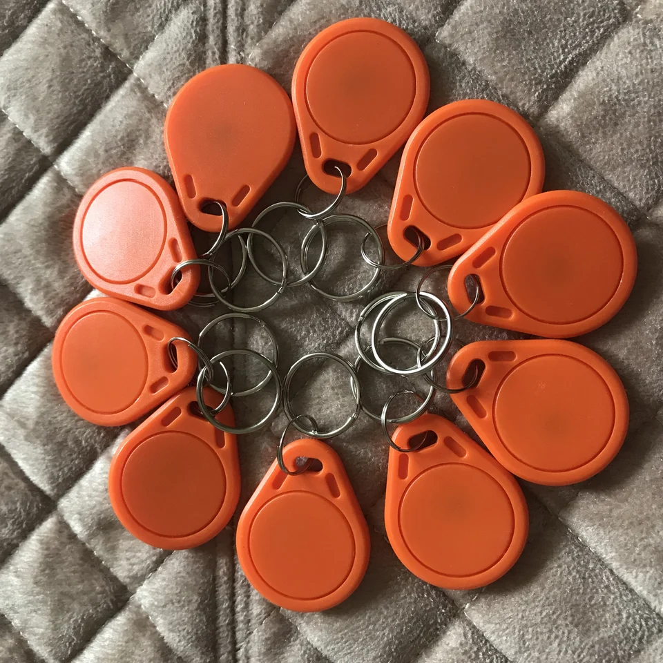 13.56MHz UFUID Keyfob Keychains Pack of 10