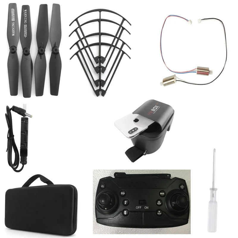 

SMRC M6 4K RC Drone parts Motor Wind Blade Guard Remote Controller