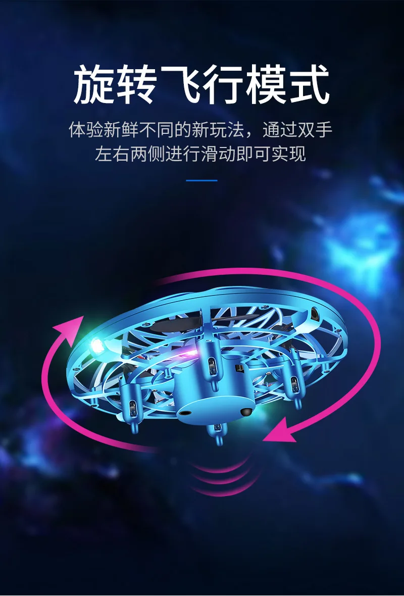 Новые продукты беспилотный летательный аппарат обнаружения Quadcopter ручной зондирования летательные аппараты для родителей и детей, интерактивный набор высокого мини