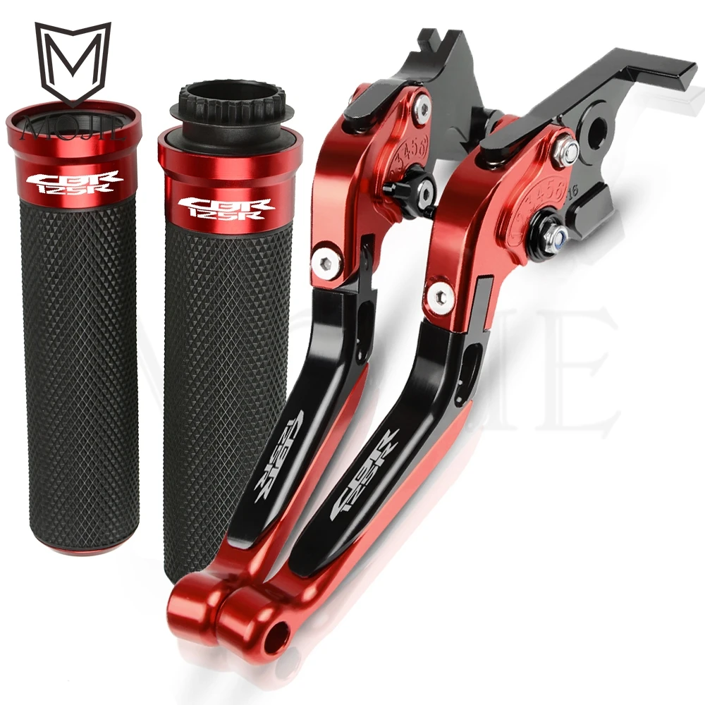 Для Honda CBR125R CBR 125R 125 R CBR125 R 2005 2011- Мотоцикл с ЧПУ сцепные рычаги Руль ручками - Цвет: RD CBR125R 05