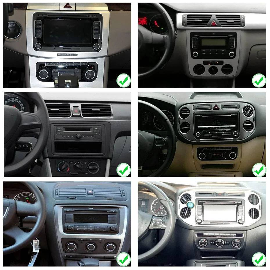 Clearance 4G+64G Android 9.0 2 Din Car dvd player GPS Audio For VW/Volkswagen/POLO/PASSAT B6 B7/Golf 5 6 auto radio multimedia STEREO obd2 5