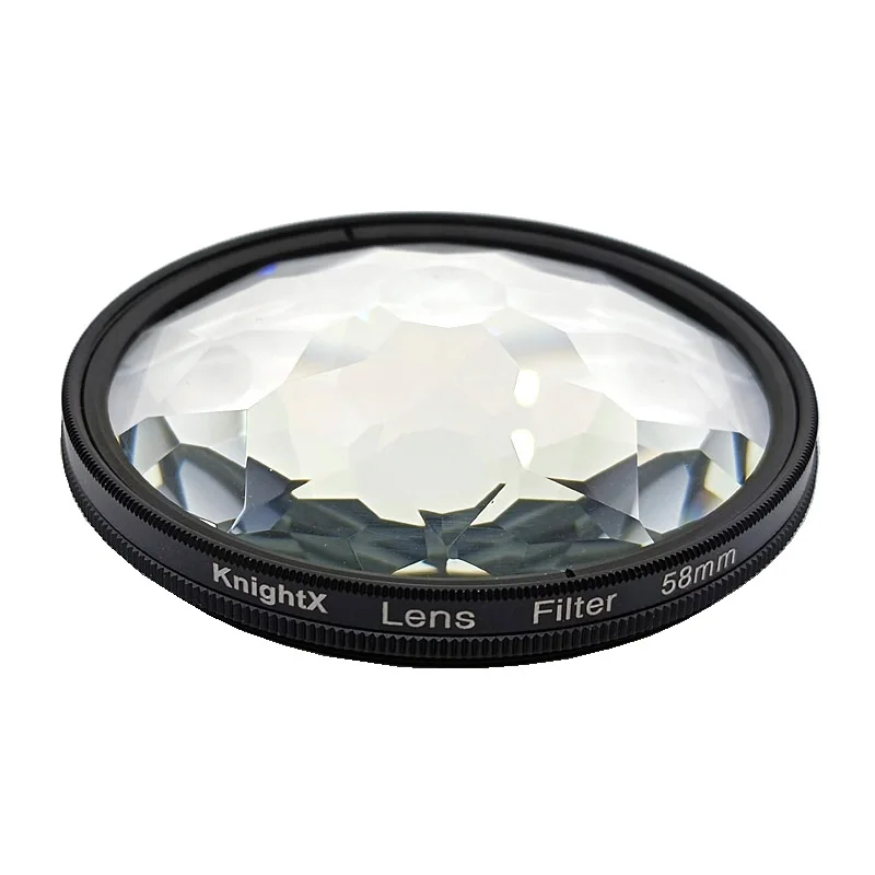 KnightX 49mm 52mm 55mm 58mm 67mm Kaleidoscope Camera Filter Photography Accessories Filters Prism For Canon eos Sony 2